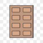초콜릿 스퀘어 푸드, 3차원, 입체적인, 음식 PNG 일러스트 및 이미지 에 대한 무료 다운로드 - Pngtree