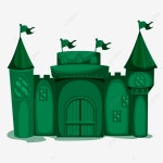 녹색 성, 초록, 성, 벡터 PNG, 일러스트 및 벡터 에 대한 무료 다운로드 - Pngtree