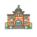 파란색 창의학교 건축교육대학 학교 표지, 아이디어, 원형, 대학 PNG, 일러스트 및 벡터 에 대한 무료 다운로드 - Pngtree