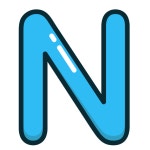 Letter N PNG transparent image download, size: 512x512px Letter N PNG image with transparent background