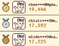 10/17~10/23 TOP3 랭킹확인!!