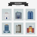 아이콘 - 클립아트코리아 :: 통로이미지(주) __적합한콘텐츠,건축물,리본,빌딩,사람없음,색,아이콘,아이콘모음,오브젝트,호텔