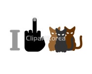 일러스트 - 클립아트코리아 :: 통로이미지(주) __적합한콘텐츠,갈등,검정색,고양이,고통,공격,공포,단어,동물,만화,무례,문제,반려동물,복고,분노... 