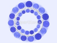 국내작가포토 - 클립아트코리아 :: 통로이미지(주) __적합한콘텐츠,it,도형,디지털,원형,파란색