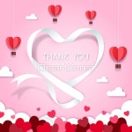 일러스트 - 클립아트코리아 :: 통로이미지(주) 5월,__적합한콘텐츠,가정의달,감사,기념일,다수,리본,매달리기,메시지,백그라운드,분홍색,사람없음... 