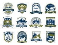 통로이미지(주) __적합한콘텐츠,나무,도전,등산,레저,리본,방패,벡터,별,불,산,여행,일러스트,장비,장작불,천막,캠핑,캠핑장,탐사,탐험,하이킹