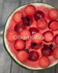 해외작가포토 - 클립아트코리아 :: 통로이미지(주) __적합한콘텐츠,계절,공,과일,구,구슬,다과,다수,달콤함,디저트,레시피,사람없음,상쾌,수박,신선... 