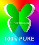 해외작가포토 - 클립아트코리아 :: 통로이미지(주) 100[숫자],__적합한콘텐츠,건강,건강식품,나비,순수,유기농,자연,초록색,친환경,퍼센트