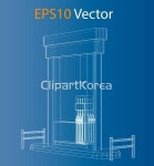 일러스트 - 클립아트코리아 :: 통로이미지(주) 3D... 산업,석유,선,설계도,실루엣,실외,에너지,연료,오일,윤곽선,일러스트,정류장,주유소,지붕,큼... 