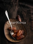 해외작가포토 - 클립아트코리아 :: 통로이미지(주) 갈색,건과일,건조,과일,날것,볼,사람없음,숟가락,실내,음식,접시,함지박,해외포토... 