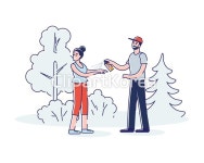 td01710002568 | 멤버십 해외 일러스트