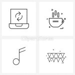 아이콘 - 클립아트코리아 :: 통로이미지(주) 노트,노트북,멀티미디어,음악,차,축하,커피