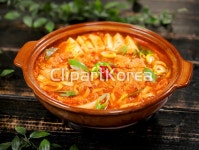 맛있게 끓인 돼지고기 두부 김치찌개 / tc07310000081 / JPG - 멤버십 국내작가포토