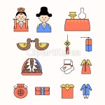 전통혼례 일러스트 / cm230008278 / AI - 멤버십 일러스트