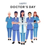 사람과 동물의 건강에 관한 팀. 의사, 간호사, 외과 의사. 건강과 신체 관리. 의학과 병원. 치료. 벡터 / td04720000277 / EPS - 멤버십 일러스트