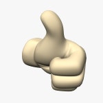 Thumbs Up v1 무료 3D 모델 - .obj .stl - Free3D