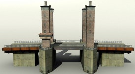 Road Bridge 3D 모델 obj - .obj 다운로드 - Free3D