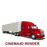 Peterbilt 579 3D 모델 $180 - .3ds .c4d .lwo .max .obj - Free3D