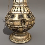 향로 3D 모델 $32 - .c4d .obj - Free3D