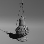향로 3D 모델 $32 - .c4d .obj - Free3D