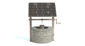 Medieval Well 3D 모델 $8 - .obj .max .fbx .dae .blend .3ds - Free3D