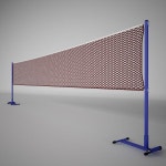 Badminton Court 3D 모델 $5 - .blend .fbx .obj .3ds - Free3D