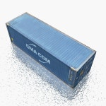 Container CMA CGM 3D 모델 $49 - .max - Free3D