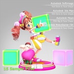 MEI-Chan 3D 모델 $29 - .obj .fbx .ma .max .xsi - Free3D