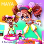 MEI-Chan 3D 모델 $29 - .obj .fbx .ma .max .xsi - Free3D