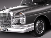 Mercedes-Benz 300SE W112 1961-1965 3D 모델 $129 - .3ds .fbx .lwo .obj .max .c4d - Free3D