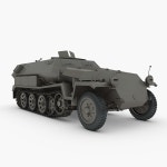 Sdkfz250 3D 모델 $88 - .max - Free3D