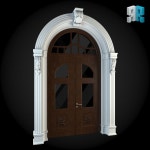 Door 021 3D 모델 $12 - .max .fbx .unknown .obj - Free3D