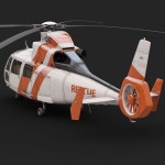 Eurocopter AS 365 Offshore Rescue 3D 모델 $199 - .3ds .flt .obj .max - Free3D