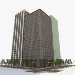 City Block 3D 모델 $99 - .obj .fbx .dxf .dae .3ds .c4d - Free3D