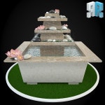 Fountain 021 3D 모델 $15 - .max .obj .fbx .unknown - Free3D