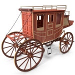 역마차 3D 모델 $99 - .ma .max .obj .3ds .c4d .gltf .usdz - Free3D