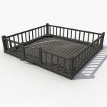 Wooden Sandbox 3D 모델 $39 - .fbx .max .obj - Free3D