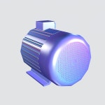 Electric motor(1) 3D 모델 $12 - .3ds .unknown .dae .fbx .lwo .obj .stl - Free3D