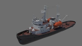 Tugboat745_model 3D 모델 $150 - .max .fbx .obj - Free3D