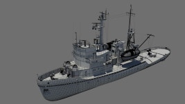 Tugboat745_model 3D 모델 $150 - .max .fbx .obj - Free3D