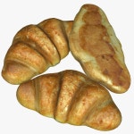 Croissant 3D 모델 다운로드 - Free3D