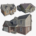 하우스 3 3D 모델 $39 - .3ds .fbx .max .obj - Free3D