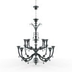 샹들리에 001 3D 모델 $5 - .fbx .max .obj - Free3D