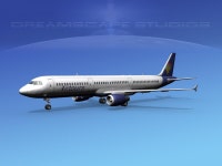 A321 IYE 3D 모델 $55 - .max - Free3D