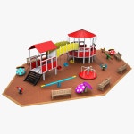 Playground 무료 3D 모델 다운로드 - Free3D