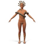 Gorgon Medusa Rigged 3D 모델 $199 - .max - Free3D