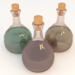 Green Potion 3D 모델 $6 - .fbx .ma .unknown .dae - Free3D