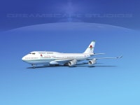 Rigged 747 3D 모델 다운로드 - Free3D