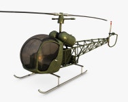 Bell 222 helicopter 3D 모델 $10 - .max .obj - Free3D