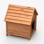 Dog House 3D 모델 $29 - .max .3ds .fbx .obj - Free3D